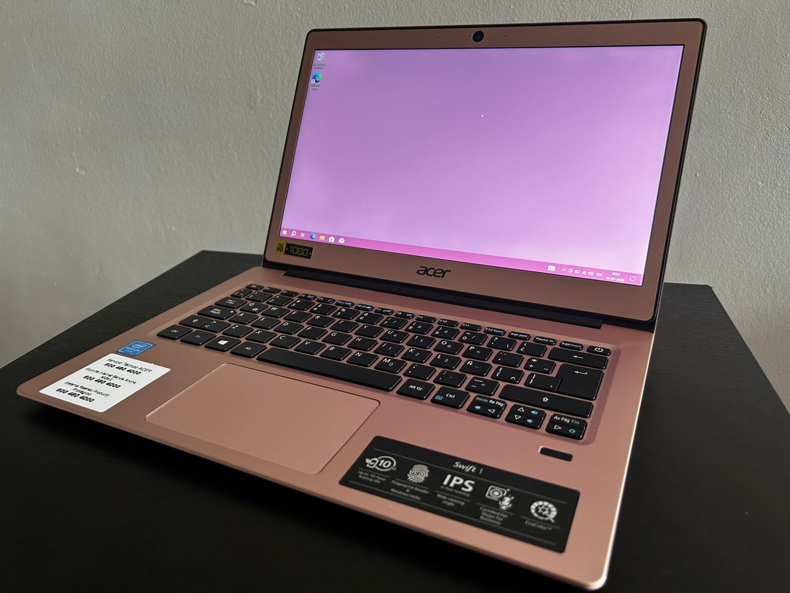 💻 notebook acer swift 1 rose gold | ssd | full hd ips | semi nuevo 💻 notebook acer swift 1 rose gold | ssd | full hd ips | semi nuevo