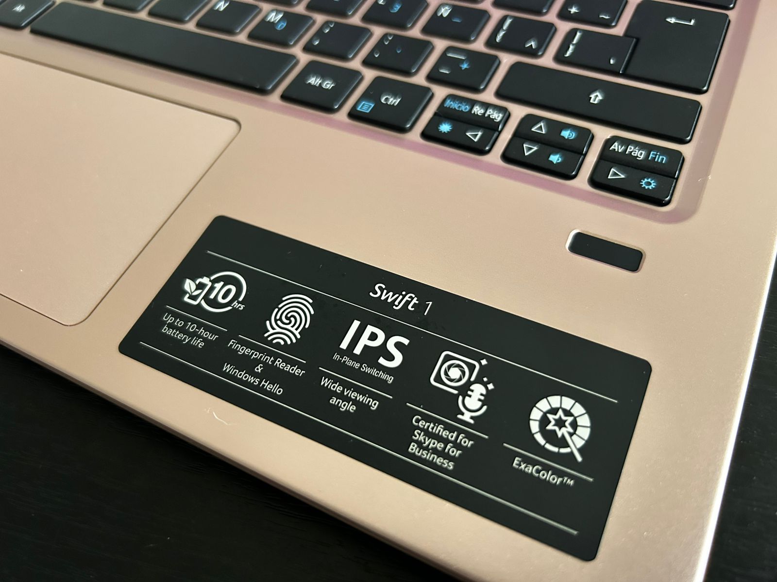 💻 notebook acer swift 1 rose gold | ssd | full hd ips | semi nuevo 💻 notebook acer swift 1 rose gold | ssd | full hd ips | semi nuevo